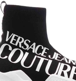 Versace Jeans Couture high-top sneaker 'Black White'