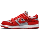 Off-White x Nike Dunk Low 'University Red'