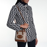 Túi Gucci Horsebit Monogram 'Brown'