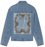 Áo khoác Versace Jeans Couture 'Etichetta Baroque Denim Jacket'