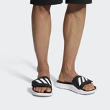Dép Adidas Logo 'White Black'