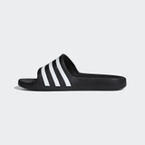Dép Adidas Basic Logo 'Đen Trắng'