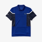 Lacoste Polo SPORT Mesh Panel Tennis Navy