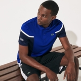 Lacoste Polo SPORT Mesh Panel Tennis Navy