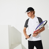 Lacoste Polo SPORT Mesh Sleeved Tennis White 4ZS