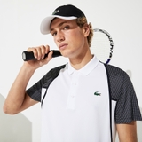 Lacoste Polo SPORT Mesh Sleeved Tennis White 4ZS