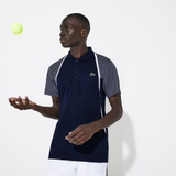 Lacoste Polo SPORT Mesh Sleeved Tennis Navy