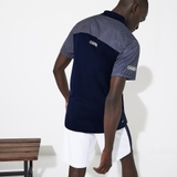 Lacoste Polo SPORT Mesh Sleeved Tennis Navy