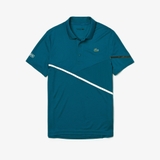 Lacoste Polo Tennis Contrast Accent Pique Green Black (form Âu)