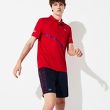 Lacoste Polo Tennis Contrast Accent Pique Red Navy (form Âu)