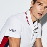 Lacoste Polo Block Pique White Red (form Âu)