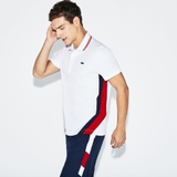 Lacoste Polo Block Pique White Red (form Âu)