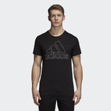 Adidas Áo logo đen thời trang (form Á)