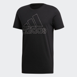 Adidas Áo logo đen thời trang (form Á)