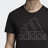 Adidas Áo logo đen thời trang (form Á)