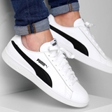 Giày Puma Smash V2 'White Black'