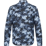 Sơ mi lụa LV monogram 'Blue Camo'