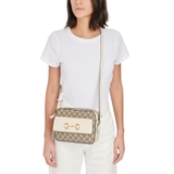 Túi Gucci Horsebit Monogram 'White'