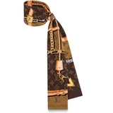 Khăn Cổ LV 'Monogram - Dây Chuyền Vàng'