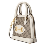 Túi Gucci Horsebit Monogram 'White'