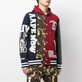 Áo Bomber AAPE by BAPE 'Red Camo'