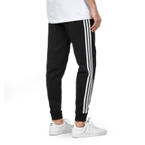 Quần nỉ Adidas 3 Sọc 'Black' (form Á)