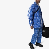 Áo ghép tay Balenciaga Paris 'Blue'