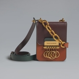 Dsquared2 Logo Key Bag 'Brown - Gold'