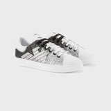 Emporio Armani Slitter Sneaker 'Silver'