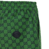 Quần short Gucci Monogram GG 'Green'