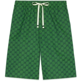 Quần short Gucci Monogram GG 'Green'