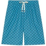 Quần short Gucci Monogram GG 'Blue'