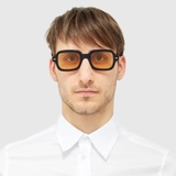 Kính vuông Gucci 'Black Gold'