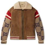 Áo khoác lông Gucci 'Logo'