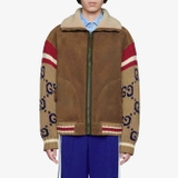 Áo khoác lông Gucci 'Logo'