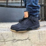 Levi's x Jordan 4 Retro 'Black Denim'