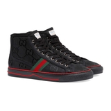 Gucci OTG High Top Sneaker 'GG - Lụa Đen'  ‎