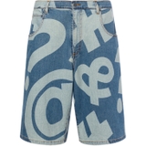 Quần shorts Moschino Denim 'Ký Tự Đặc Biệt'
