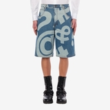 Quần shorts Moschino Denim 'Ký Tự Đặc Biệt'