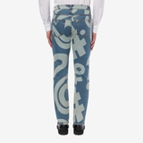 Quần Moschino Denim 'Ký Tự Đặc Biệt'