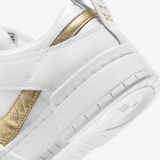 Nike Dunk Low Disrupt 'White Metallic Gold'