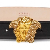 Thắt lưng Versace Big Logo 'Tinh Thể'