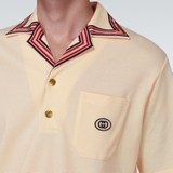 Polo Gucci cổ Vest GG 'Off-White'