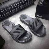 Dép Adidas Logo 'Triple Black'