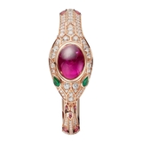 Đồng hồ Bulgari Rắn Pha Lê 'Vàng Hồng'