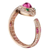 Đồng hồ Bulgari Rắn Pha Lê 'Vàng Hồng'