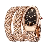 Đồng hồ Rắn Bulgari double spiral 'Rose Gold'