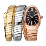 Đồng hồ Rắn Bulgari double spiral 'Tricolor'