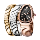 Đồng hồ Rắn Bulgari double spiral 'Tricolor'