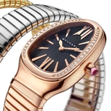 Đồng hồ Rắn Bulgari double spiral 'Tricolor'